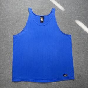 Vintage Team USA Olympics Shirt Mens XL Blue Tank Top USA Olympic Games 90s